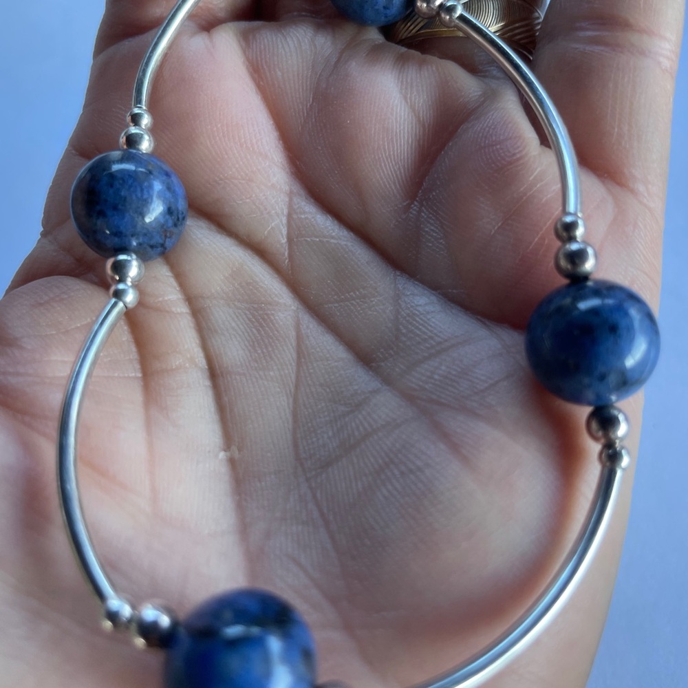 12MM DENIM (DUMORTIERITE) BRACELET